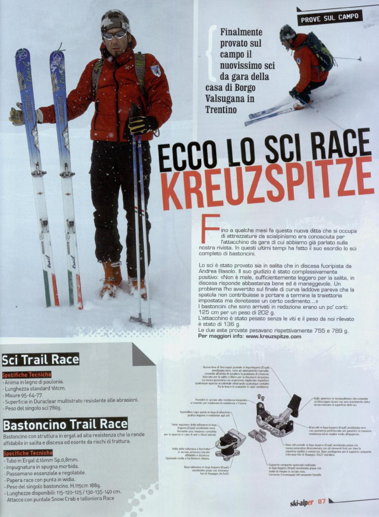 Test sci Trail Skialper 76